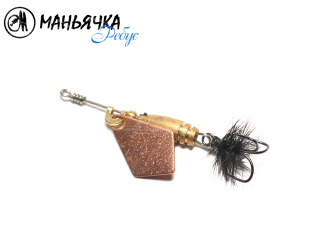 Блесна Маньячка Ребус №1 1,1г медь